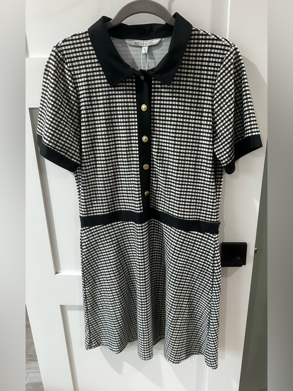 Smith & Quinn Merritt French Gingham Golf Dress Size Large